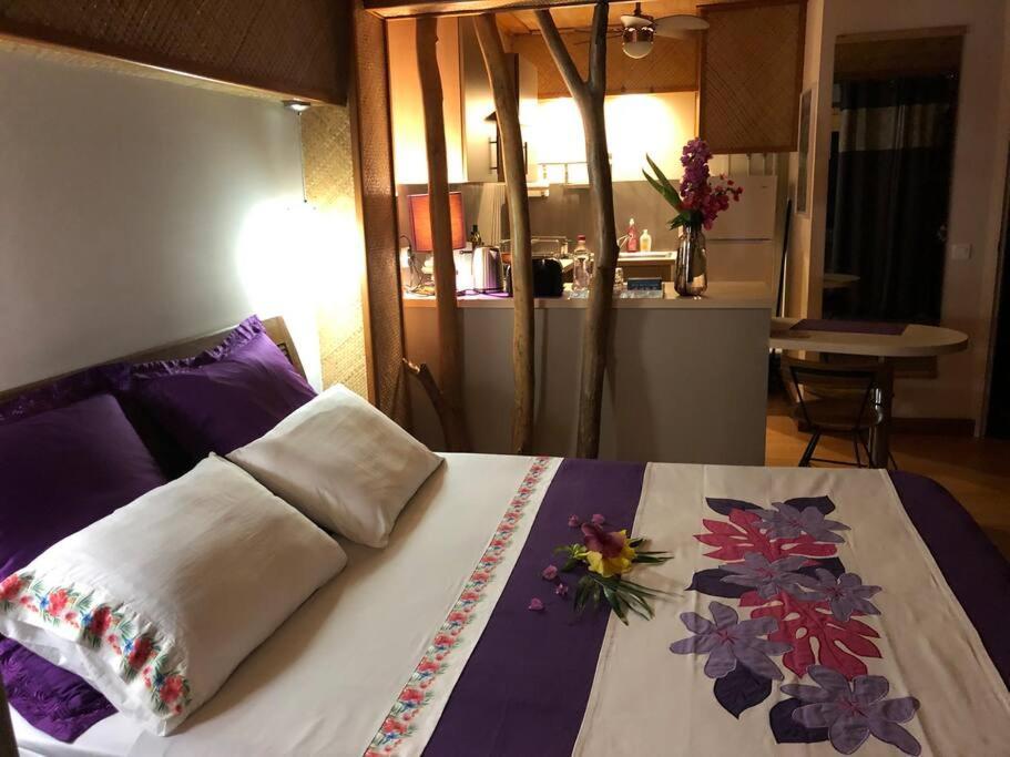 Chambre Totalement Equipee Avec Vue Imprenable!!! Punaauia  Exteriör bild