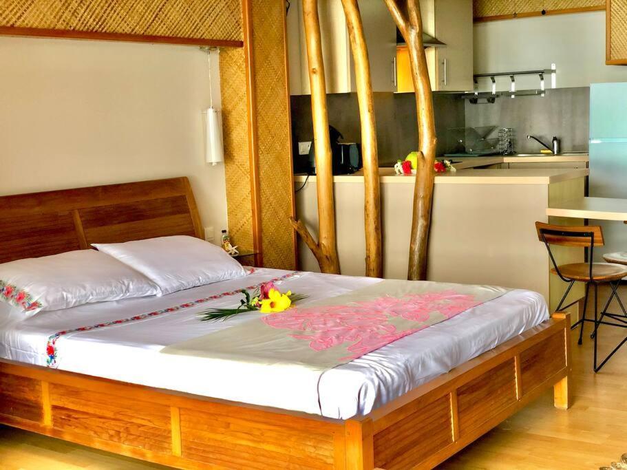 Chambre Totalement Equipee Avec Vue Imprenable!!! Punaauia  Exteriör bild